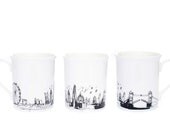 London fine bone china mug