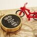 Keep Calm Bike On Compass necklace, Personalized Keychain Compass Necklace with Keep Calm Carry On image, him dude under 25 pocket keychain