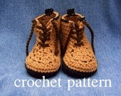 Crochet Baby Booties Pattern