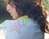 Tropical Starfish Organic Cotton Scarf Sarong