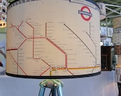 London underground map lampshade  MIND THE GAP London transit tube map