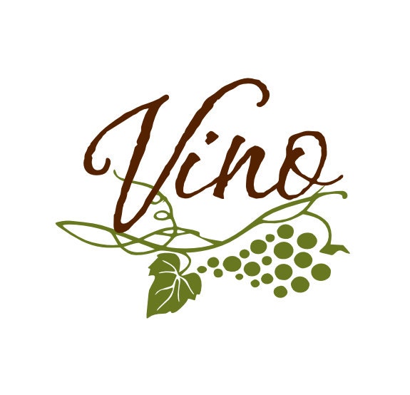 Wall Decal Italian Vino Wine Kitchen Vinyl Wall Sticker