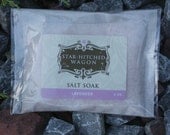 Handmade All Natural Lavender Salt Soak
