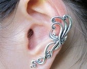 Silver Siren's Song Ear Cuff