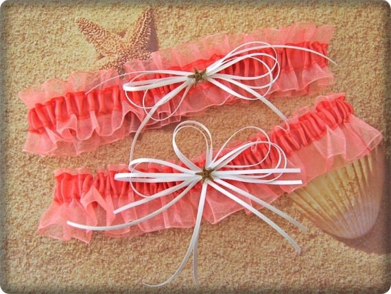 beach wedding garter