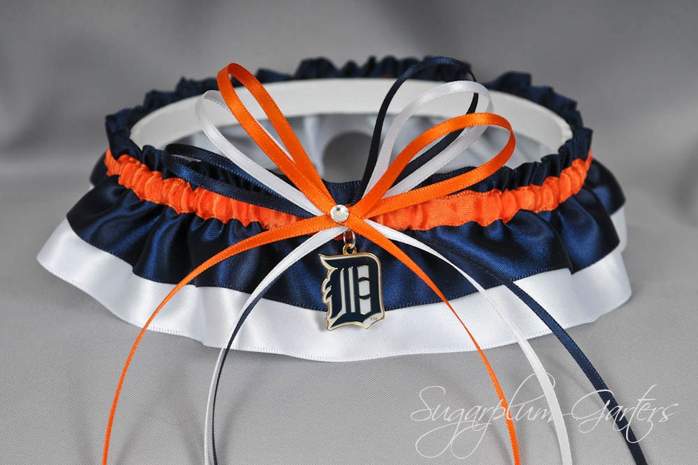 Detroit Tigers Wedding Garter