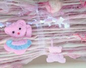 Handspun Art Yarn / Teddy Bear / One of a kind