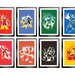 Robot Masters of Mega Man 2 COMPLETE SET - 8 Posters