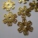 Filigree Components 17mm floral disc- pkg of 10