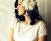 Wedding Hair Accessory - Bridal Hair Accessories - Wedding Hair Accessory-Bridal Fascinator-Classic Bliss