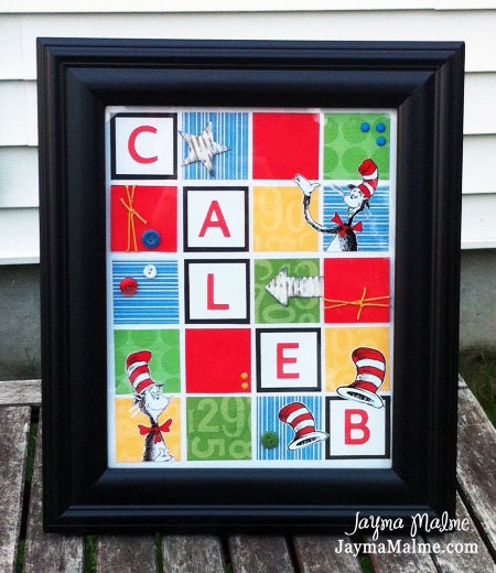 Dr. Seuss Cat in the Hat Theme Personalized Baby/Child Nursery/Room Decor