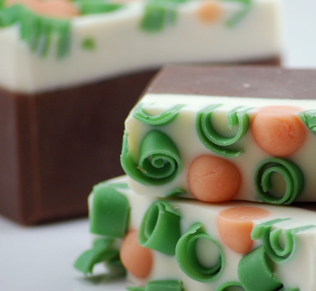 Sweet Pumpkin Soap Handmade Cold Process, Vegan Friendly