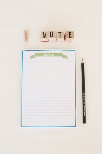 Lots to do - A5 notepad