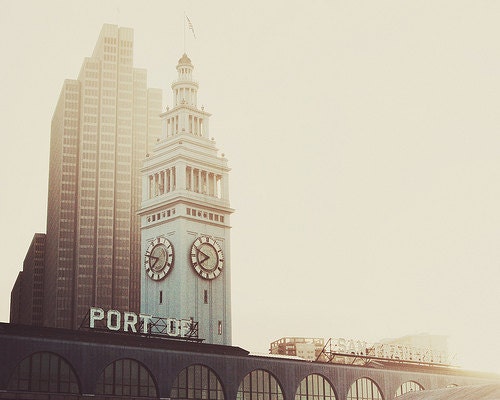 San Francisco Photography, California Photo, Fpoe, Golden, Shabby Chic Decor, Wall Decor, Autumn - SF Beauty (8x10)