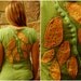 Upcycled Pixie Shirt - Recycled Tree and Hippie Clothing - women bohemian top - fiber art -medium