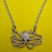 RHINESTONE OCTOPUS NECKLACE