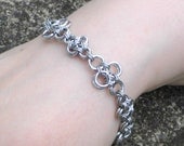 Chainmail Bracelet  - Dainty and Delicate Diamonds for Debbie Bracelet