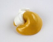 Fortune cookie magnet - Chinese take-out, kitchen decor, refrigerator magnets, miniature