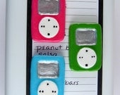 MP3 player fridge magnet - miniature, music kitchen decor, fun and cute gifts, iPod