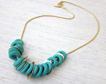 Sand Storm Necklace in Turquoise