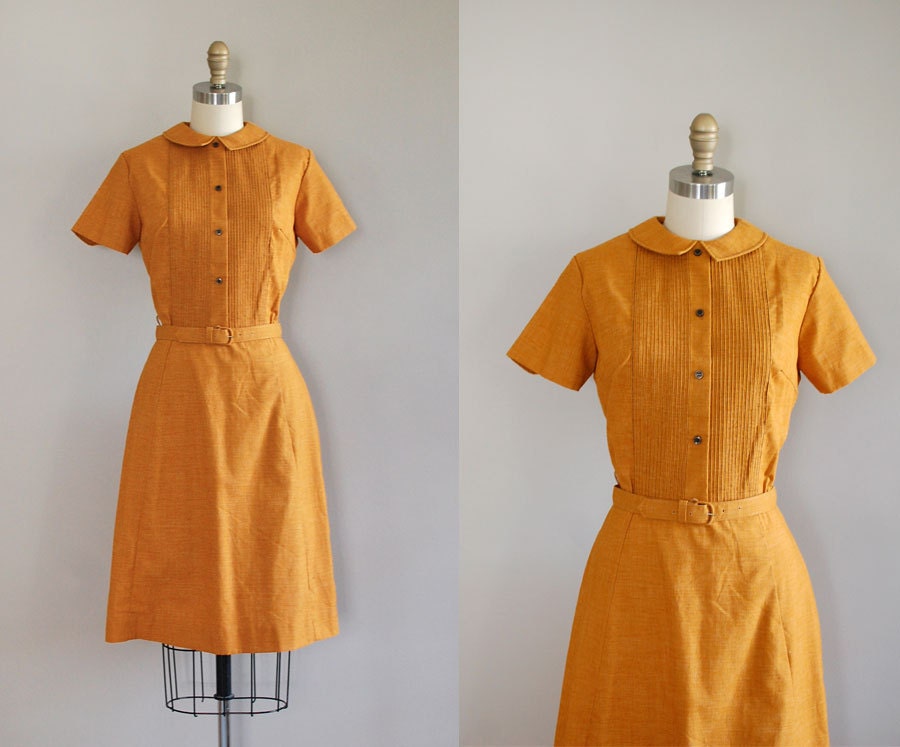 vintage 60s dress / 60s dress / peter pan collar / Mad About Saffron