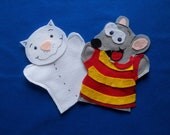 Toopy and Binoo felt puppets
