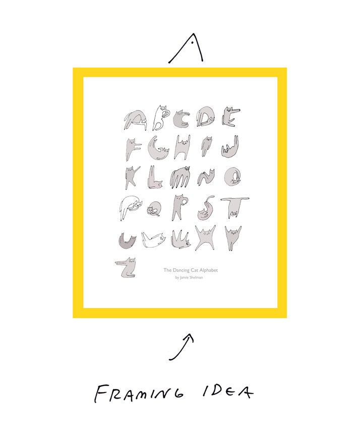Cat Alphabet- Typography