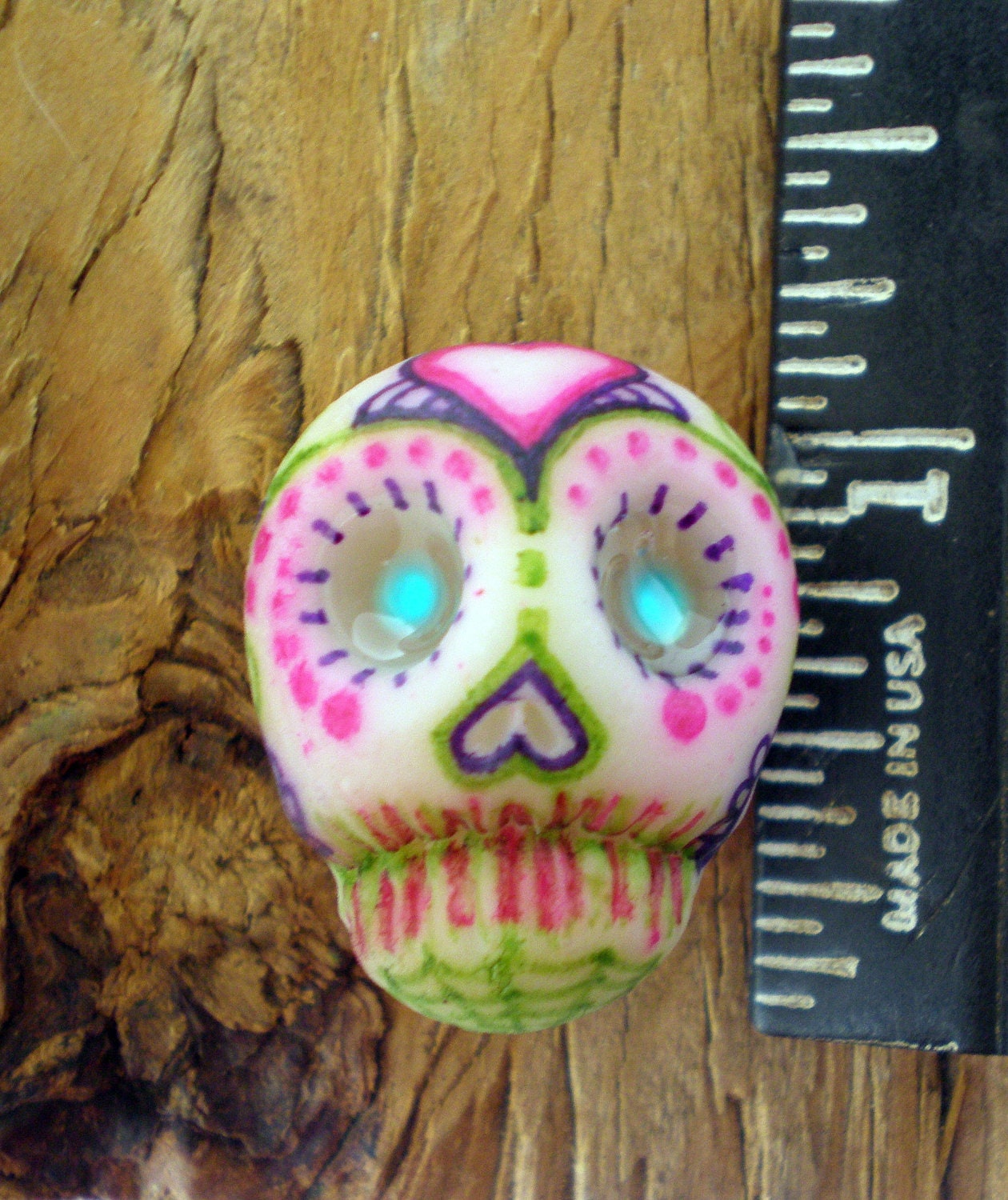 Dias De Los Muertos skull pin