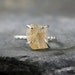 Yellow Topaz Ring - Imperial Topaz - Sterling Silver Solitaire - Artisan Jewellery - Handmade and Designed by A Second Time