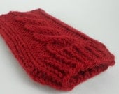 Custom Knitted phone case / iPhone 5 case / Samsung Galaxy cover in Dark Red (Handmade MP3 player, cell phone case)