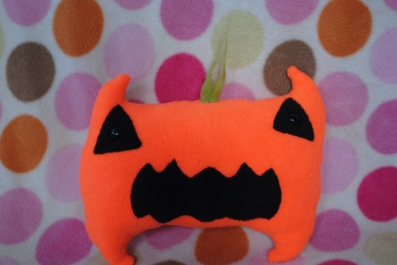 Pumpkin Monster - Plush Jack-O-Lantern Halloween Toy