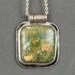 Sterling Rainforest Jasper Necklace- Jasper Pendant