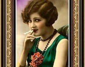 Lit up Flapper -  Boutique Vintage Print