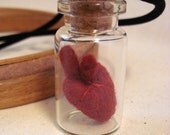 Bottled heart oddities necklace