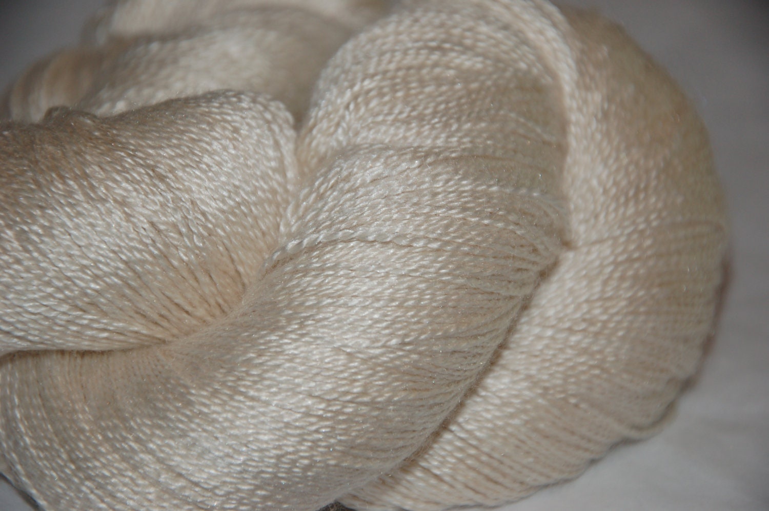 Studio June Yarn Cashmere Silk Lace- Natural