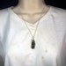 Moldavite - wire wrap - necklace - pendant - Sterling Silver - Moldavite pendant - Moldavite necklace - genuine - crystal - meteorite