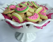 ITTY BITTY Bite Size WATERMELON Sugar Cookies, 1/2 Pound