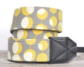 MADE TO ORDER - Camera Strap - Amy Butler Martini Mustard