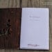 I Heart You Rustic Wooden Wedding Book (Guestbook/Vows Book)