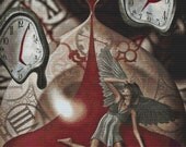 Modern cross stitch PDF Pattern by Dream 9 Studios 'Running Out'
