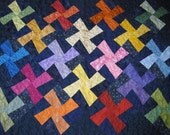 Pinwheel  baby quilt