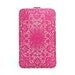 Leather iPhone case - Hot Pink Lace