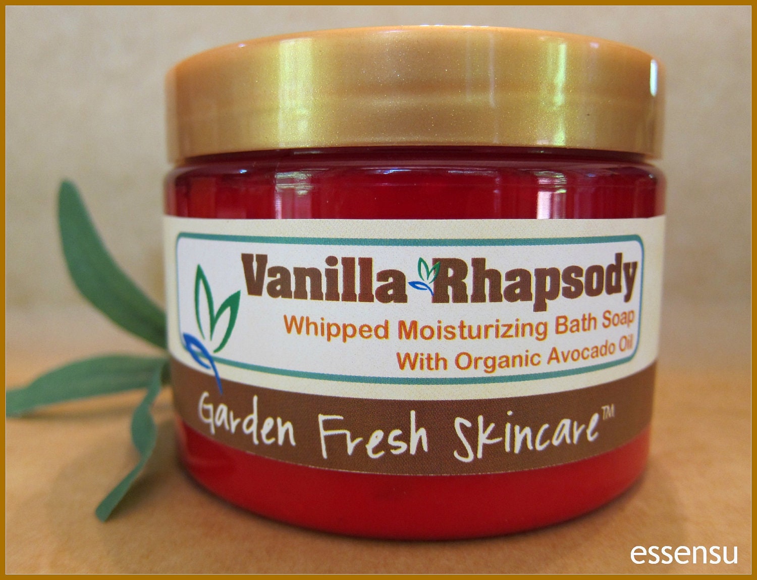 Vanilla Rhapsody Whipped Moisturizing Bath Butter Soap - 9 oz No Parabens Vegan No Gluten