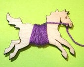 Flicka the Horse Embroidery Floss Holder