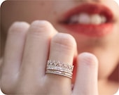 Princess Set // Custom Sterling Silver Rings