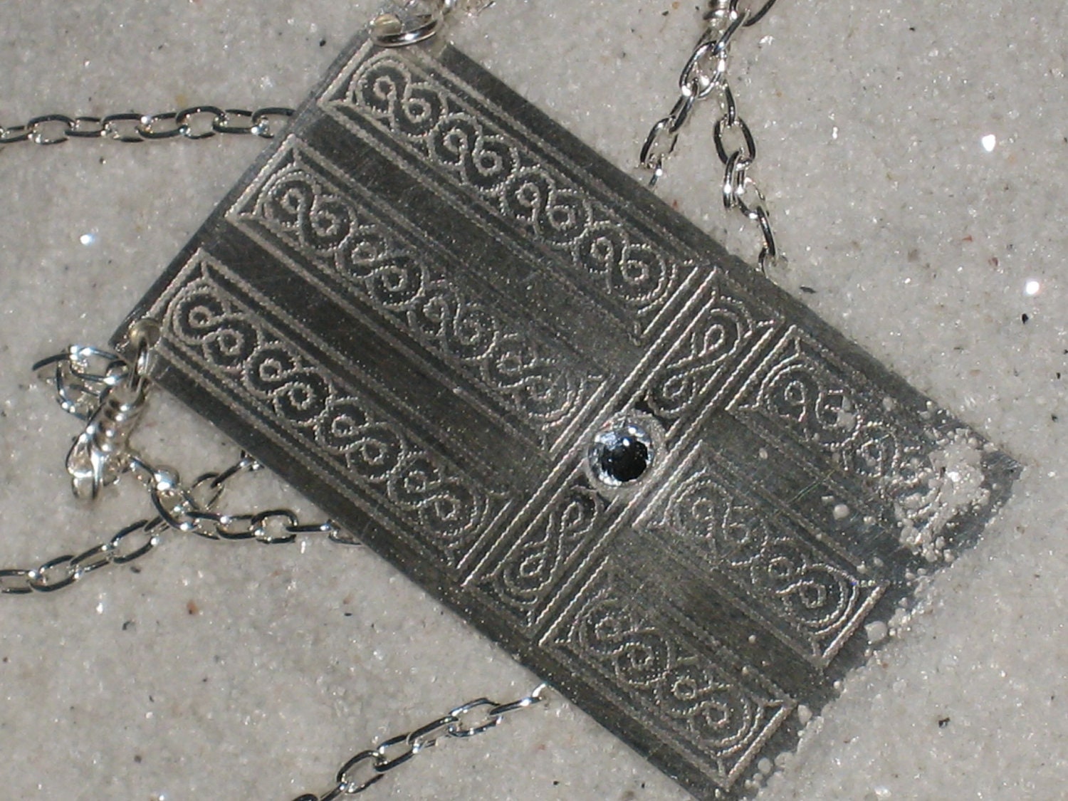 Carved Door--Silver