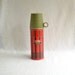 Red Black and Green Vintage Thermos