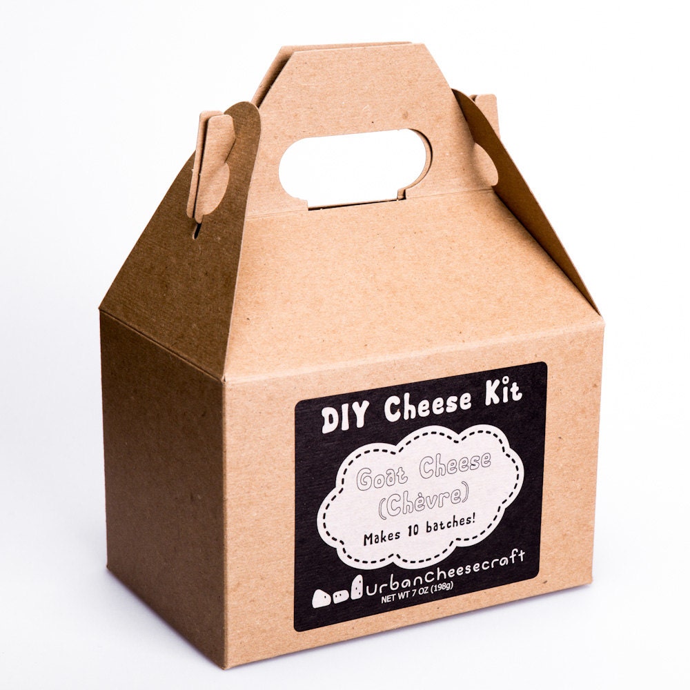 Crumbly Goat Cheese and Creamy Chevre- D.I.Y. Cheese Kit- 10 batches