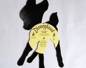 BAMBI silhouette made from vinyl record album