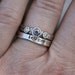 skinny silver wedding ring with arrow . recycled silver wedding band . love heart ring . silver stacking band by peacesofindigo